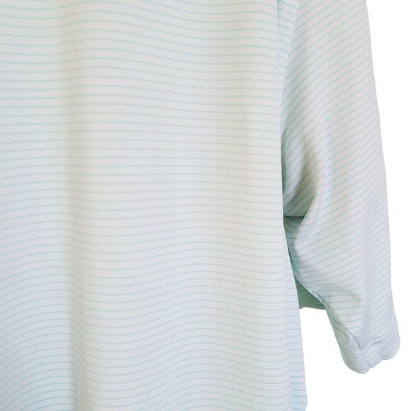 Peter Millar Summer Comfort Golf Polo Shirt Mens Large Green Stretch Performance - Picture 11 of 14